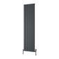 Reina Resia Vertical Aluminium Radiator - 1800 x 470mm - Anthracite - welovecouk