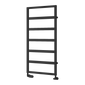 Reina Rezzo Vertical Designer Heated Towel Rail - 1100 x 450mm - Black