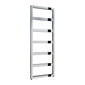 Reina Rezzo Vertical Designer Heated Towel Rail - 1100 x 450 - Chrome