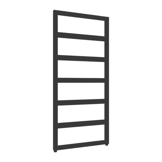  Reina Rezzo Vertical Designer Heated Towel Rail - 1100 x 550mm - Black