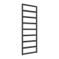 Reina Rezzo Vertical Designer Heated Towel Rail - 1460 x 550mm - Black