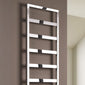Reina Rezzo Vertical Designer Heated Towel Rail - 740 x 450mm - Chrome