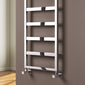 Reina Rezzo Vertical Designer Heated Towel Rail - 740 x 450mm - Chrome