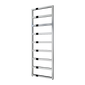 Reina Rezzo Vertical Designer Heated Towel Rail - 1460 x 550mm - Chrome