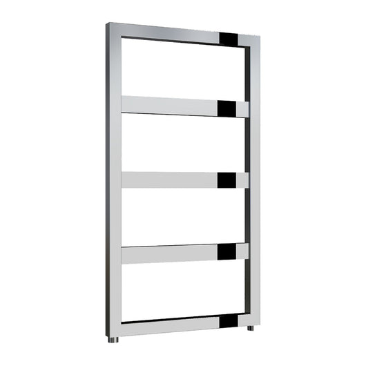  Reina Rezzo Vertical Designer Heated Towel Rail - 740 x 450mm - Chrome