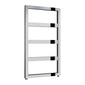 Reina Rezzo Vertical Designer Heated Towel Rail - 740 x 450mm - Chrome