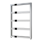 Reina Rezzo Vertical Designer Heated Towel Rail - 740 x 550mm - Chrome