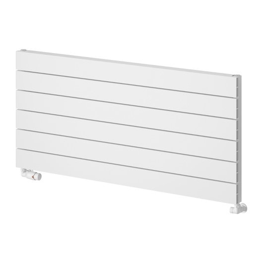  Reina Rienza Horizontal Aluminium Radiator - 565 x 1200mm - White