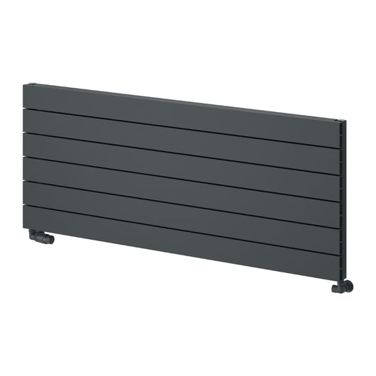  Reina Rienza Horizontal Aluminium Radiator - 565 x 1400mm - Anthracite