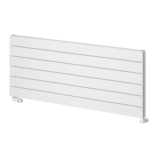  Reina Rienza Horizontal Aluminium Radiator - 565 x 1400mm - White
