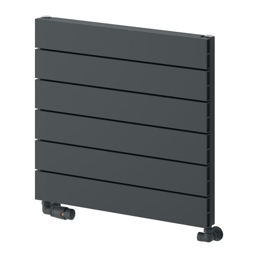  Reina Rienza Horizontal Aluminium Radiator - 565 x 600mm - Anthracite