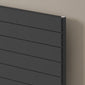 Reina Rienza Horizontal Aluminium Radiator - 565 x 1400mm - Anthracite - welovecouk