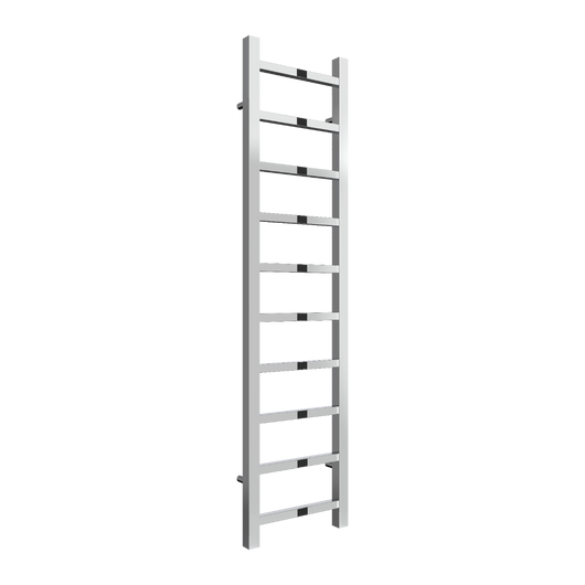  Reina Serena Square Tube Designer 1200 x 300 Heated Towel Rail Chrome