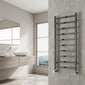 Reina Serena 1200 x 500 Square Tube Anthracite Designer Heated Towel Rail