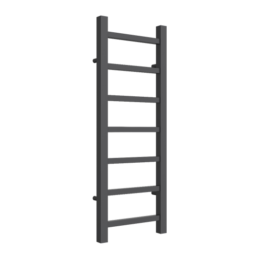  Reina Serena 800 x 300 Square Tube Anthracite Designer Heated Towel Rail