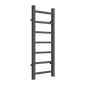 Reina Serena 800 x 300 Square Tube Anthracite Designer Heated Towel Rail