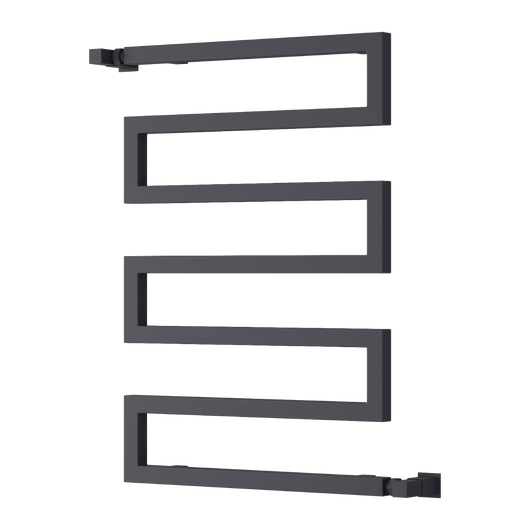 Reina Serpe Vertical Square Designer Heated Towel Rail - 750 x 500mm - Anthracite