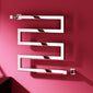 Reina Serpe Vertical Square Designer Heated Towel Rail - 510 x 500mm - Chrome
