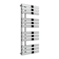 Reina Sesia Vertical Designer Heated Towel Rail - Chrome - Various Sizes Available