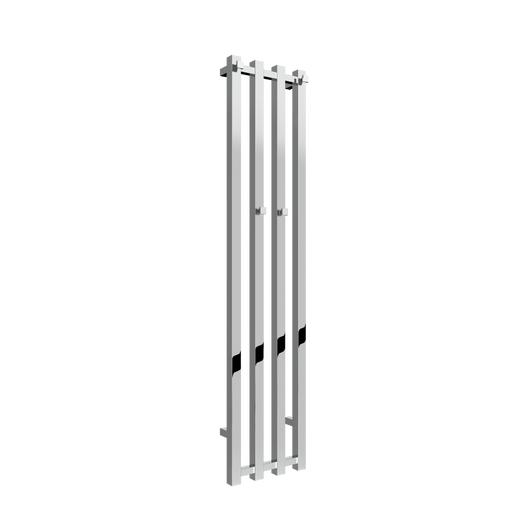  Reina Todi Vertical Steel Designer Towel Radiator - 1200 x 260mm - Chrome