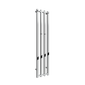 Reina Todi Vertical Steel Designer Towel Radiator - Chrome - 1200 x 260mm - welovecouk