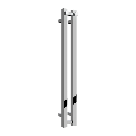  Reina Todi Vertical Steel Designer Towel Radiator - 800 x 108mm - Chrome