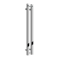 Reina Todi Vertical Steel Designer Towel Radiator - Chrome - 800 x 108mm - welovecouk