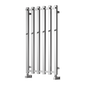 Reina Todi Vertical Steel Designer Towel Radiator - Chrome - 800 x 415mm - welovecouk