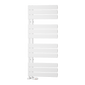 Reina Vada Vertical Aluminium Towel Rail - 1190 x 500mm - White - welovecouk
