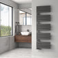 Reina Vada Vertical Aluminium Towel Rail - Anthracite - Various Sizes Available