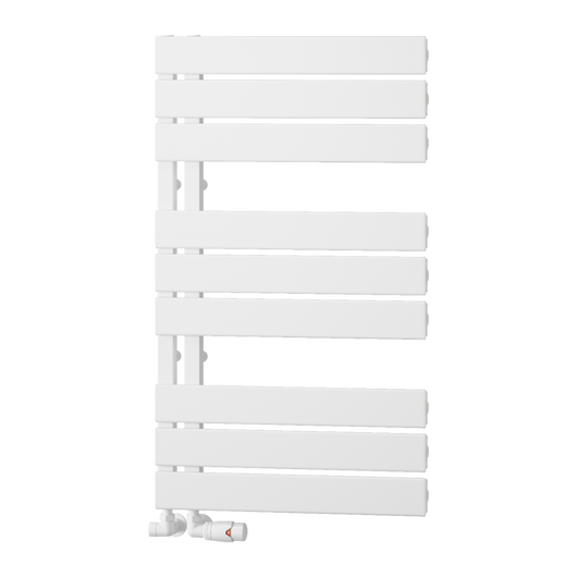  Reina Vada Vertical Aluminium Towel Rail - White - Various Sizes Available