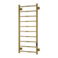 Reina Velino Vertical Stainless Steel Electric Radiator - 1200 x 500mm - Brushed Brass