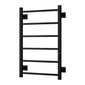Reina Velino Vertical Stainless Steel Electric Radiator - 800 x 500mm - Black