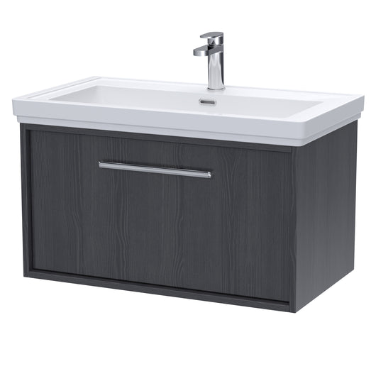  BC Designs Roseburn Wall Hung Vanity Unit & Basin 800mm - Graphite Grey