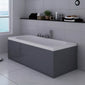 SDG Waterproof Front Bath Panel Anthracite Grey Gloss - 1800mm - welovecouk