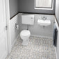 LECICO Saffia Sanitaryware - 47cm Square 1TH Basin
