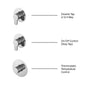 3 Outlet Arvan Bundle With Stop Tap & Diverter - Chrome