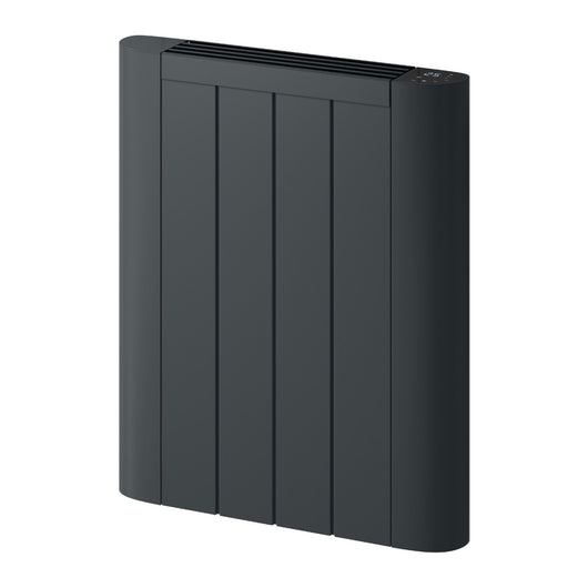  Reina Serre Horizontal Aluminium Panel Heater Electric WiFi Radiator - 580 x 480mm - Anthracite
