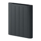 Reina Serre Horizontal Aluminium Panel Heater Electric WiFi Radiator - 580 x 480mm - Anthracite - welovecouk