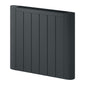 Reina Serre Horizontal Aluminium Panel Heater Electric WiFi Radiator - 580 x 640mm - Anthracite - welovecouk