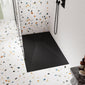 Slate Black Slimline 1400 x 800mm Rectangular Shower Tray