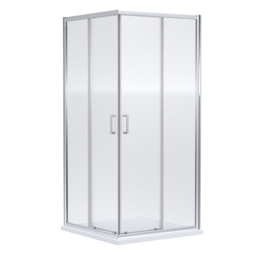  ShowerWorx 1900 x 900mm Corner Entry Shower Enclosure - Chrome