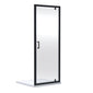 Rene Matt Black 1900 x 900mm Pivot Shower Door - 6mm Glass - welovecouk