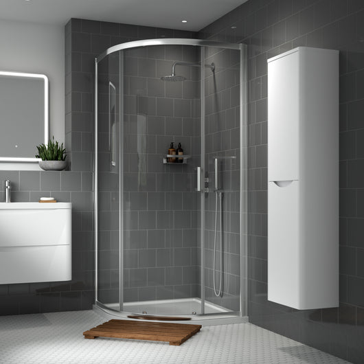  Nuie Rene 1900mm x 900mm Single Entry Quadrant - Chrome