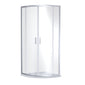 Calver 1100mm Gloss White Vanity WC Unit & Chrome Quadrant Shower Enclosure Bathroom Suite