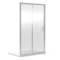 Foundation 1850 x 1100 Sliding Shower Door - Chrome