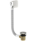 Aquadart Observa Square Bath Filler with Click Waste - Chrome - welovecouk