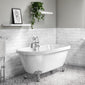 Synergy Wilmslow Traditional Double Ended Bath 1795mm - White - welovecouk