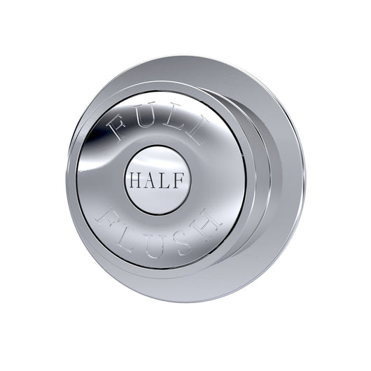 Nuie Chrome & White Dual Flush WC Push Button