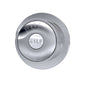 Nuie Chrome & White Dual Flush WC Push Button
